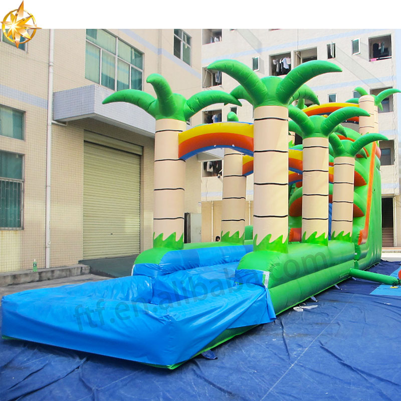 Inflatable Summer Water Slide With Slipper