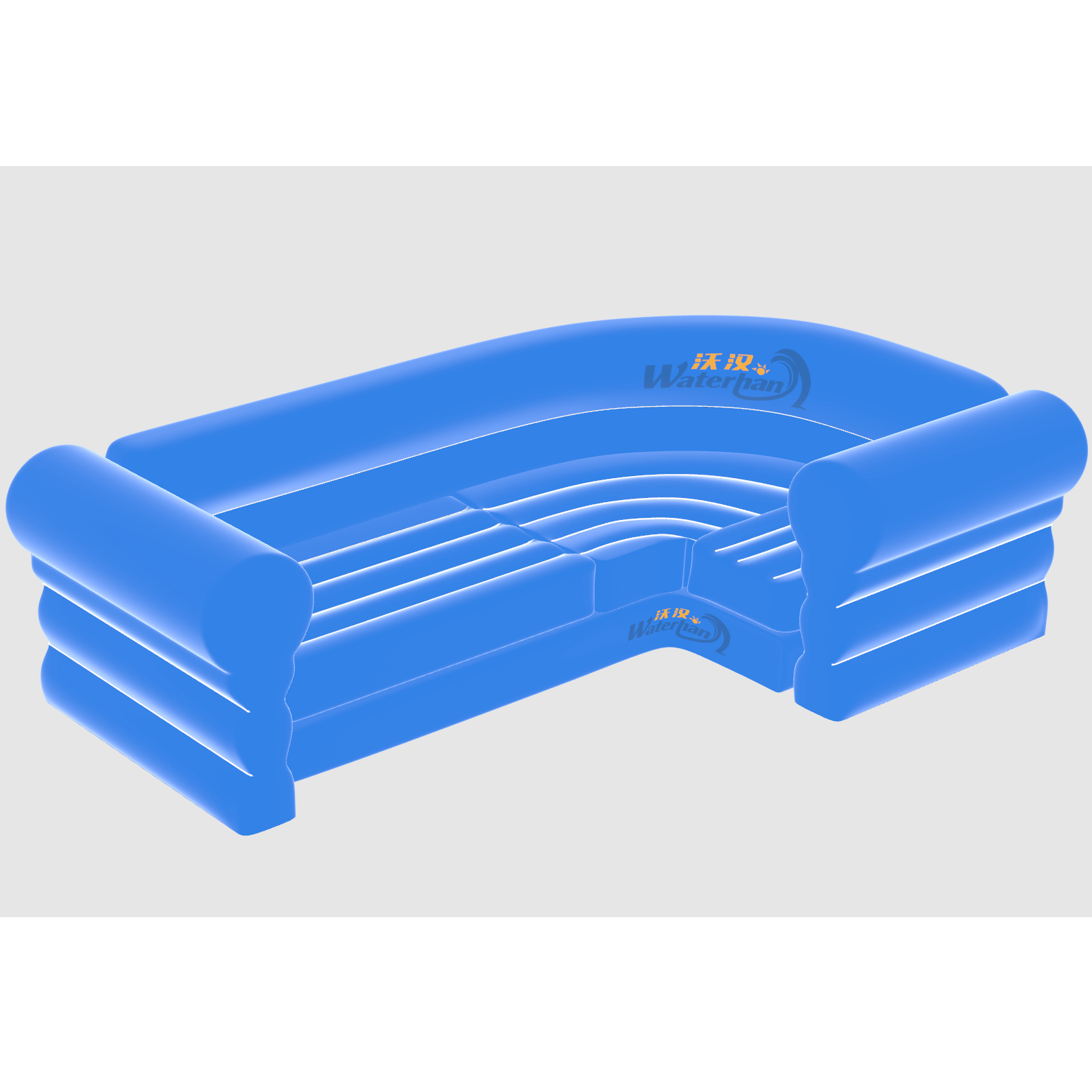 Custom make Inflatable Air Couch Coner Blow Up Sofa For Indoor/Outdoor And Living Room