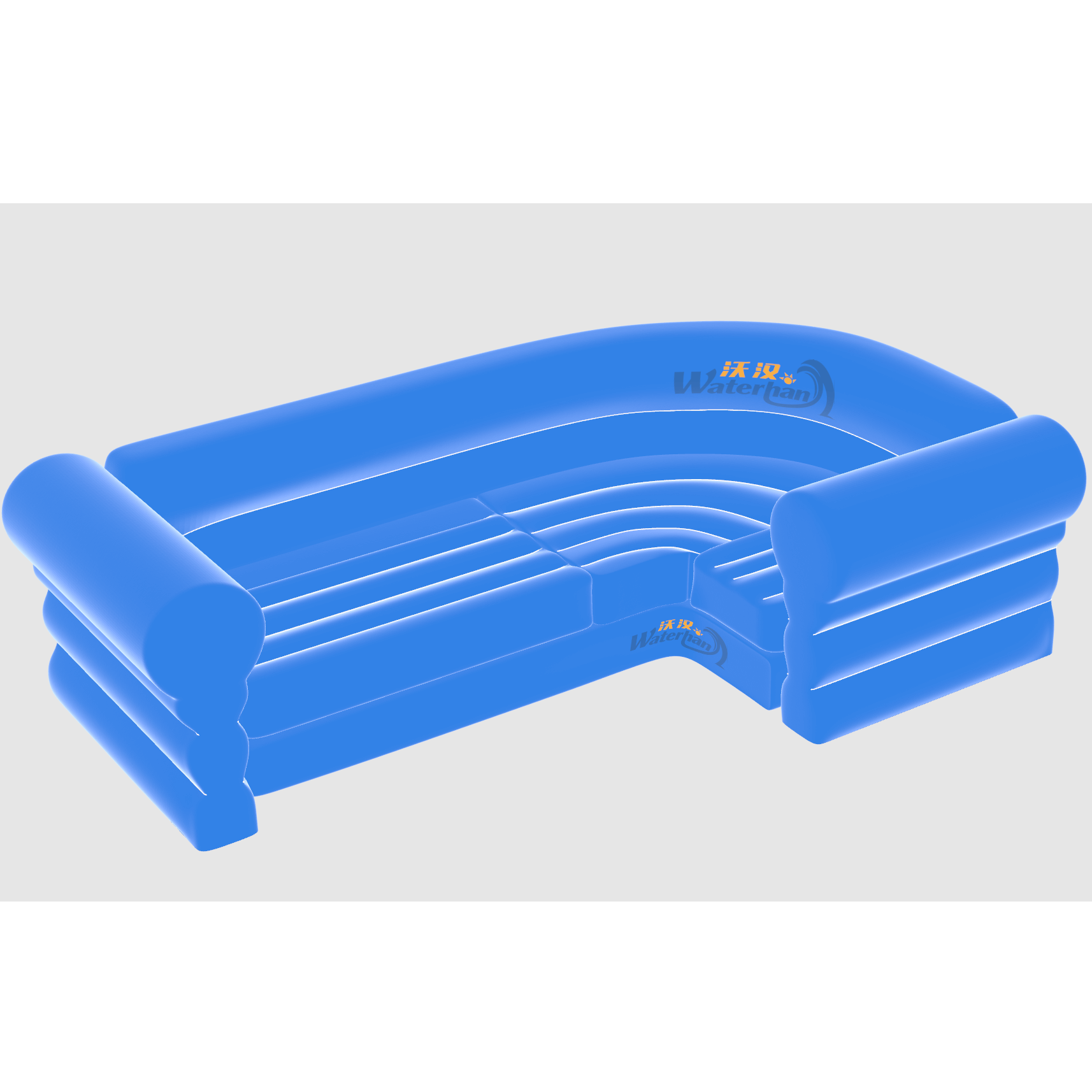 Custom make Inflatable Air Couch Coner Blow Up Sofa For Indoor/Outdoor And Living Room