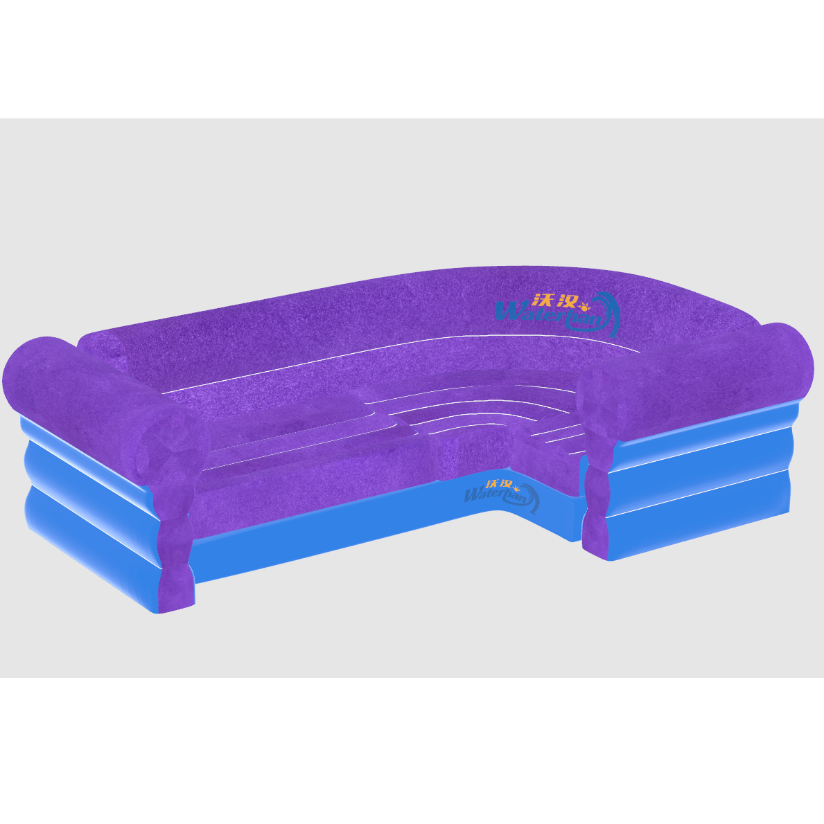 Customized Inflatable Flocking Armrest Sofa For Teens Room,Funny Indoor Outdoor And Living Room