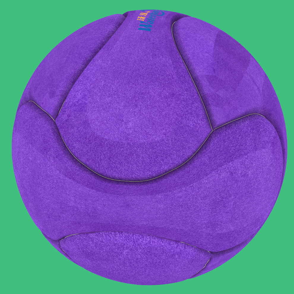 Inflatabler Flocking Beachball By 6 Customised Slices Shape For Kid Boys Girls